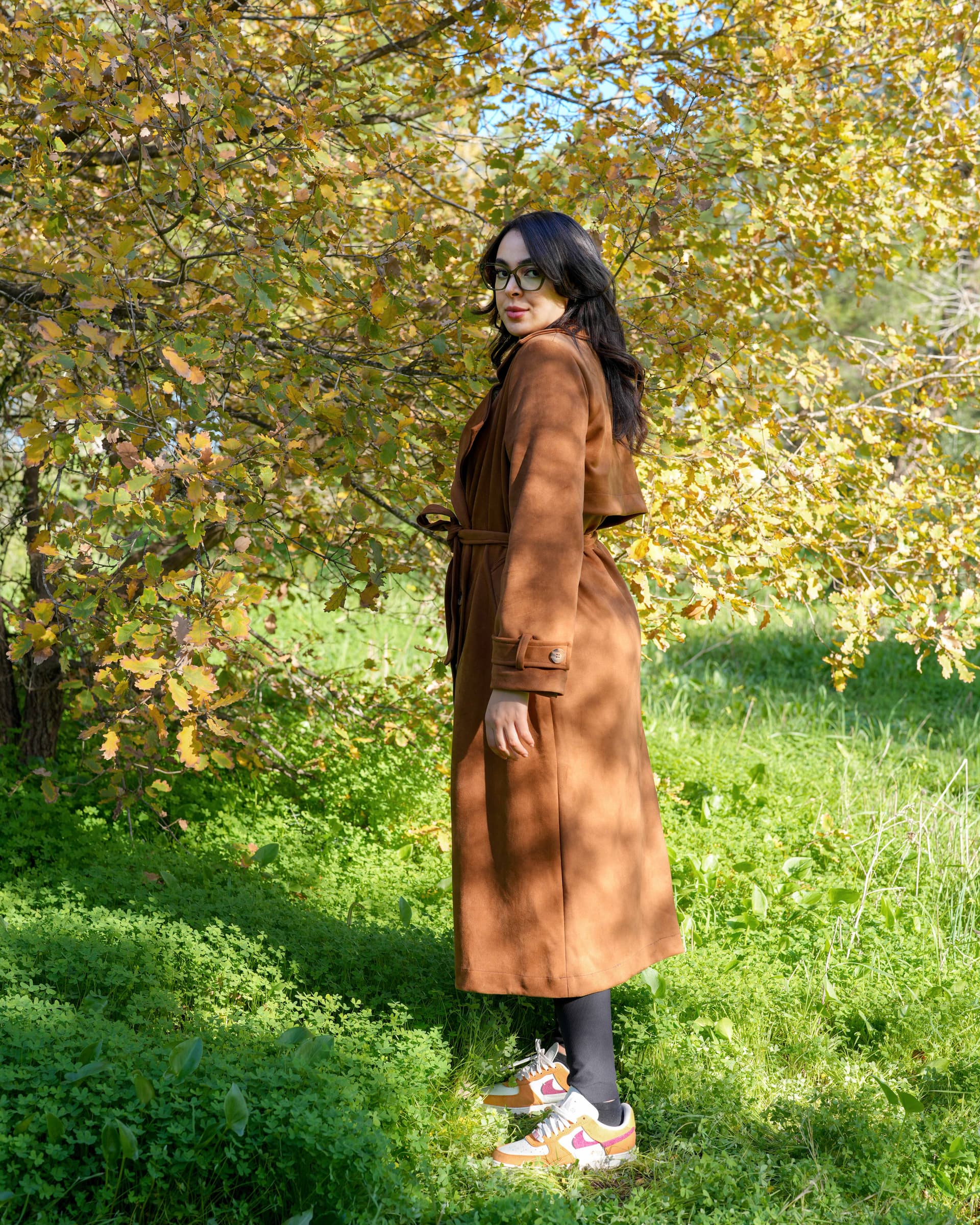 TRENCH SUEDINE